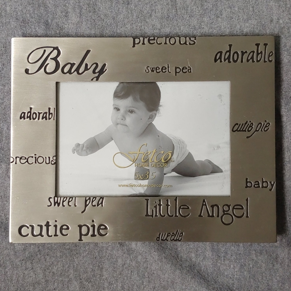 NEW Adorable Baby Picture Frame 5" x 3.5"